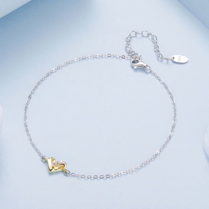 Bratara argint inimioara cu Zirconia [5]