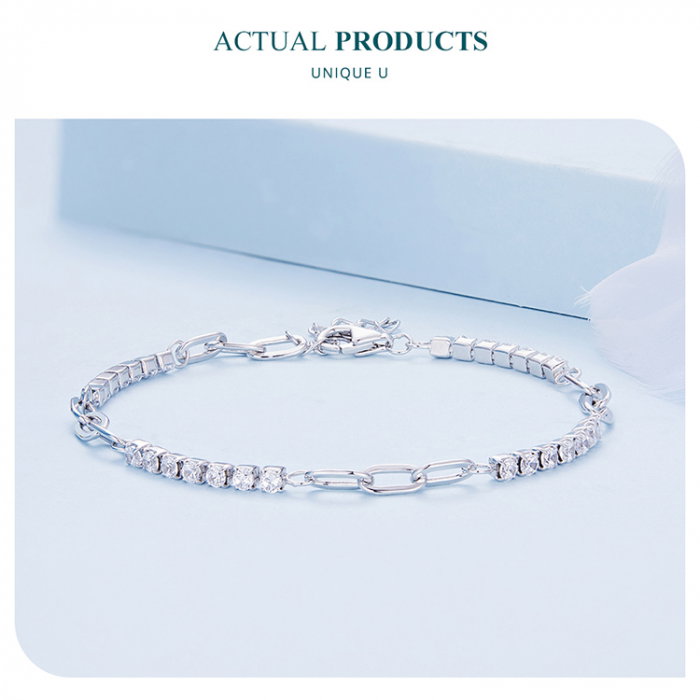 Bratara argint Mix cu zirconii [17]