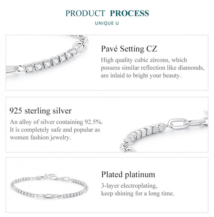 Bratara argint Mix cu zirconii [12]