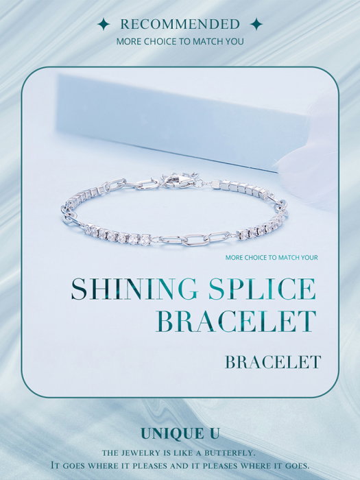 Bratara argint Mix cu zirconii [21]