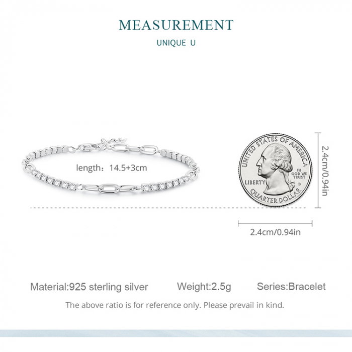 Bratara argint Mix cu zirconii [14]