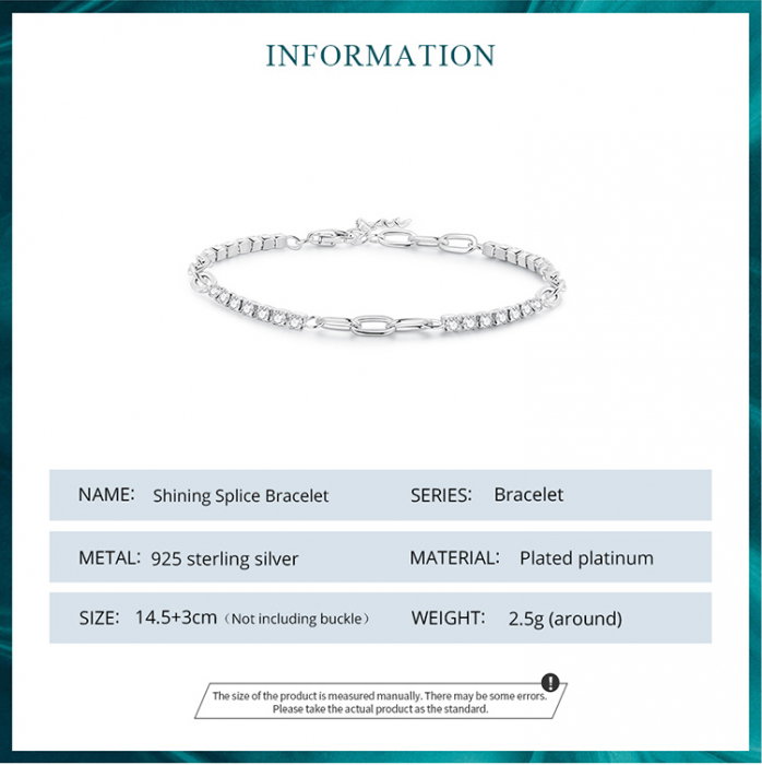 Bratara argint Mix cu zirconii [13]