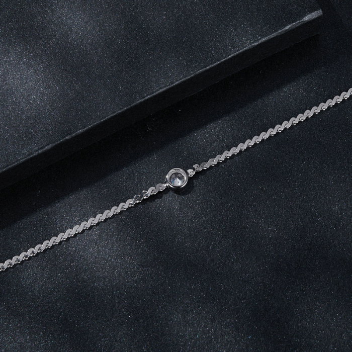 Bratara argint moissanit stralucitor [6]