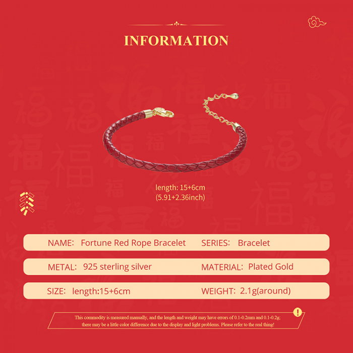 Bratara argint norocoasa cu sfoara rosie [13]