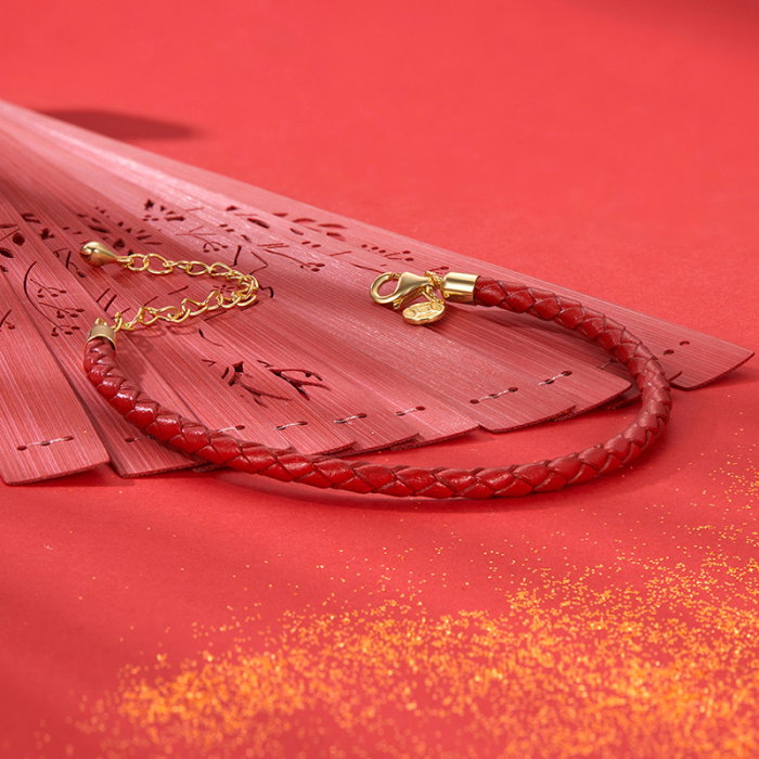 Bratara argint norocoasa cu sfoara rosie [5]