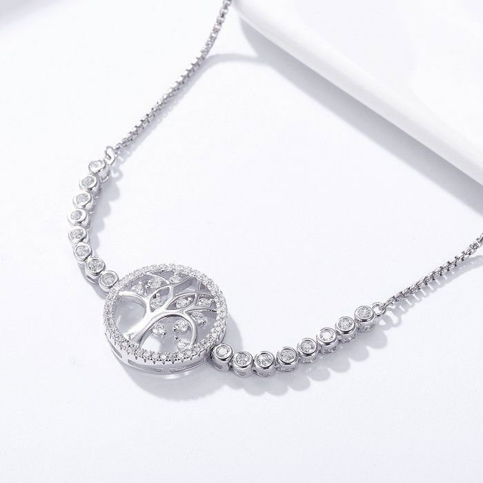 Bratara argint reglabila cu copacul vietii [4]