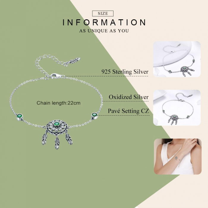 Bratara argint reglabila Dream Catcher [5]