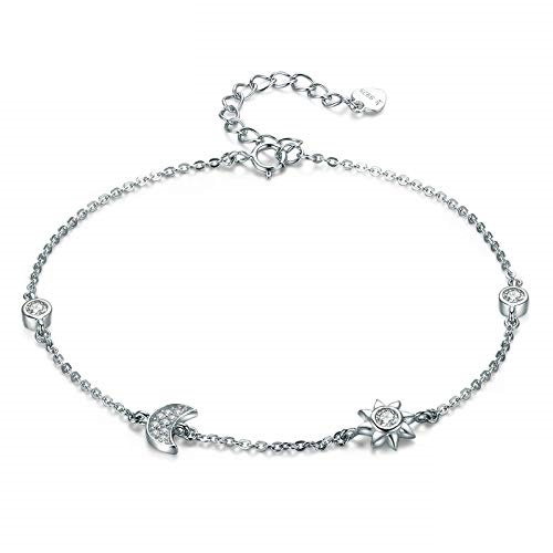 Bratara argint reglabila cu soarele si luna [1]