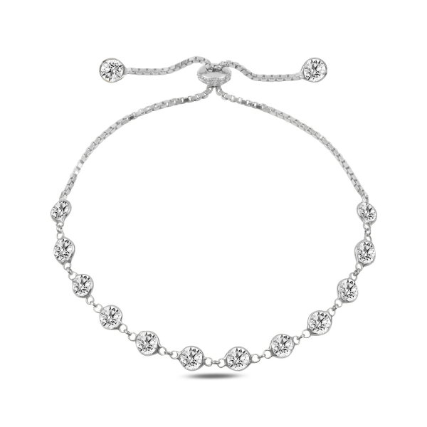 Bratara tenis reglabila din argint 925 cu zirconii [1]