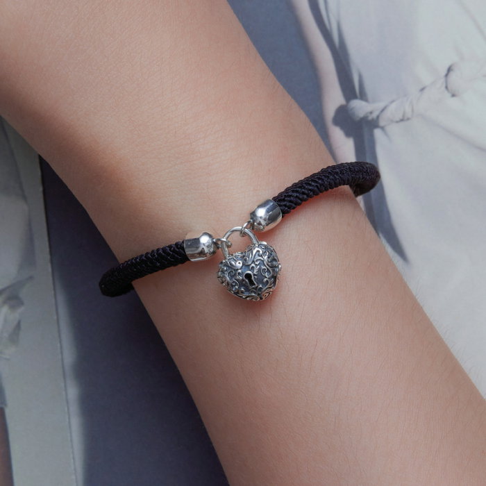 Bratara argint si sfoara cu inimioara [8]