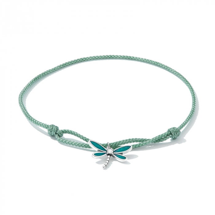 Bratara argint si sfoara cu Libelula [4]