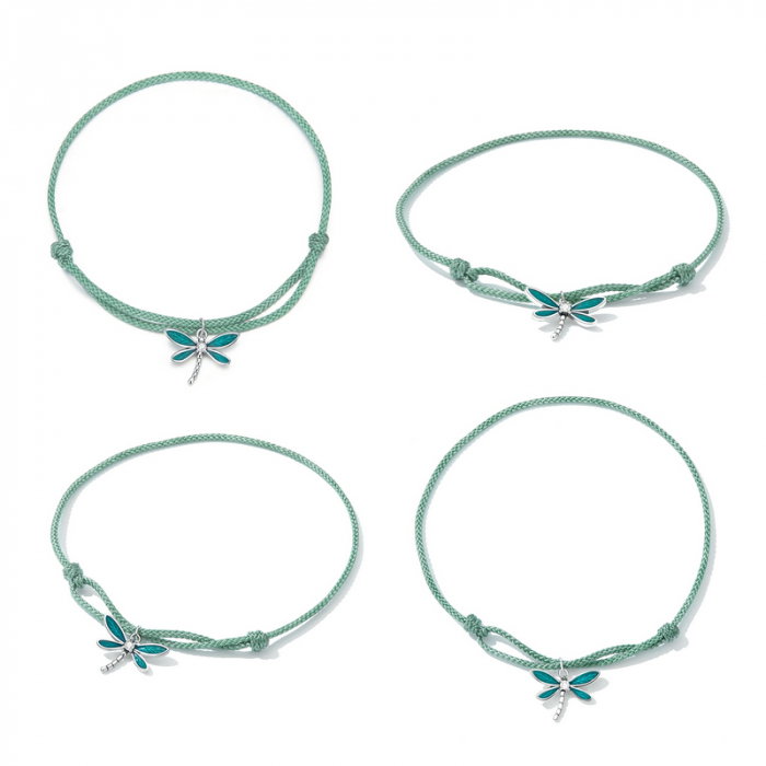 Bratara argint si sfoara cu Libelula [3]