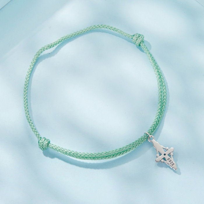 Bratara argint snur cu cruce [11]