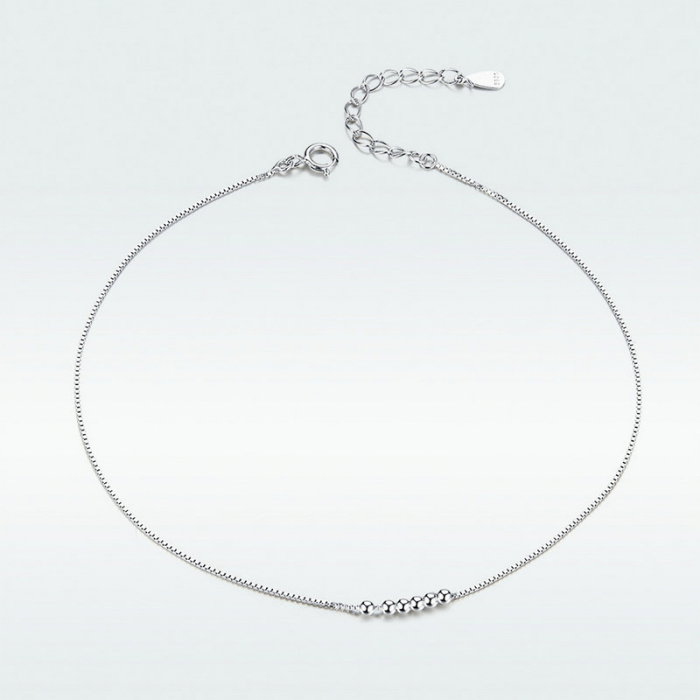 Bratara argint spirala pentru glezna [8]