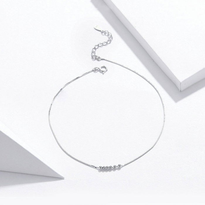 Bratara argint spirala pentru glezna [4]