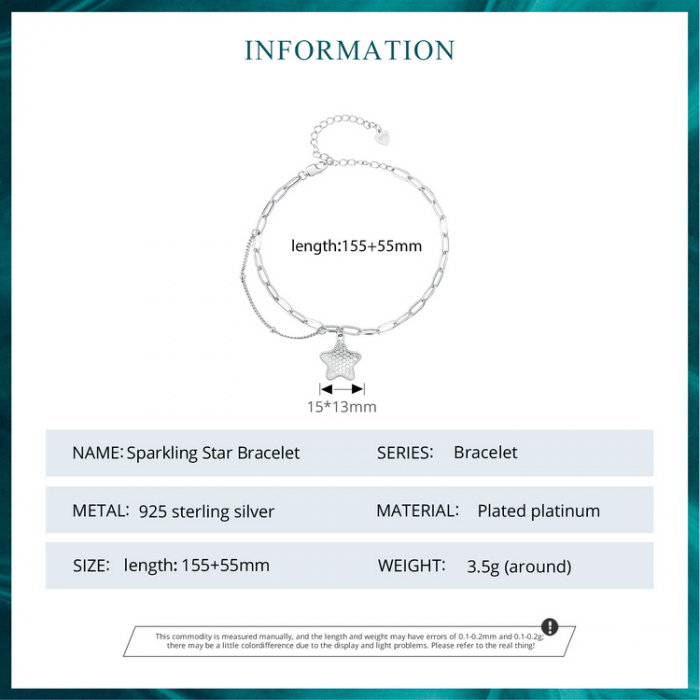 Bratara argint stea stralucitoare [11]
