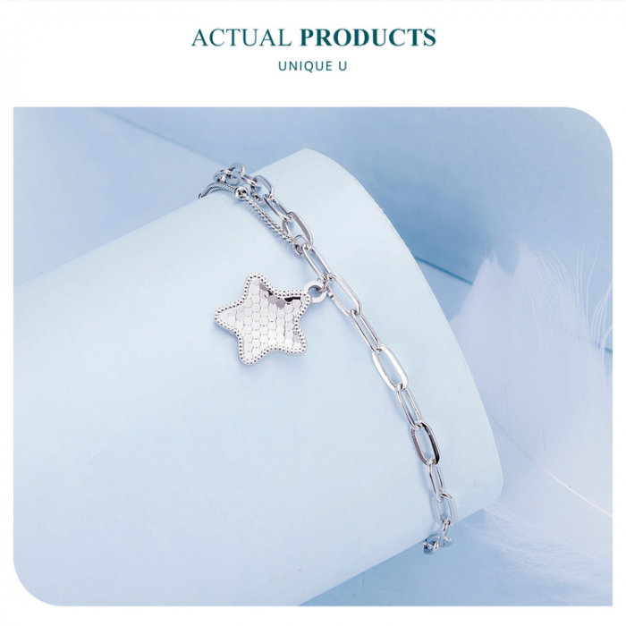 Bratara argint stea stralucitoare [14]