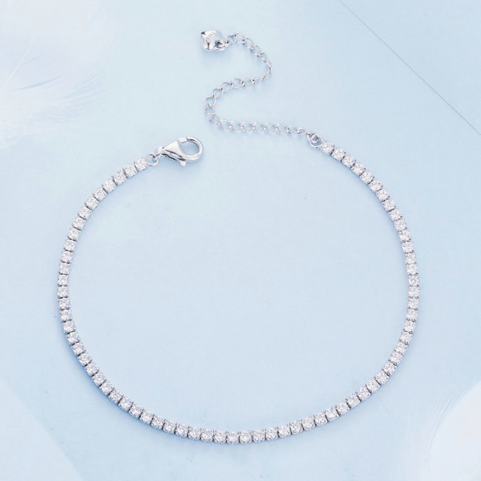 Bratara argint tennis cu zirconii [4]