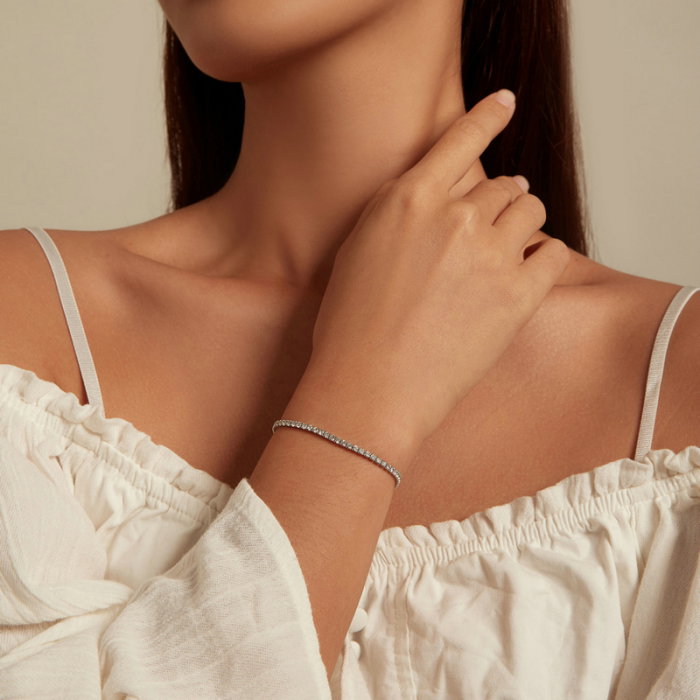 Bratara argint tennis cu zirconii [5]