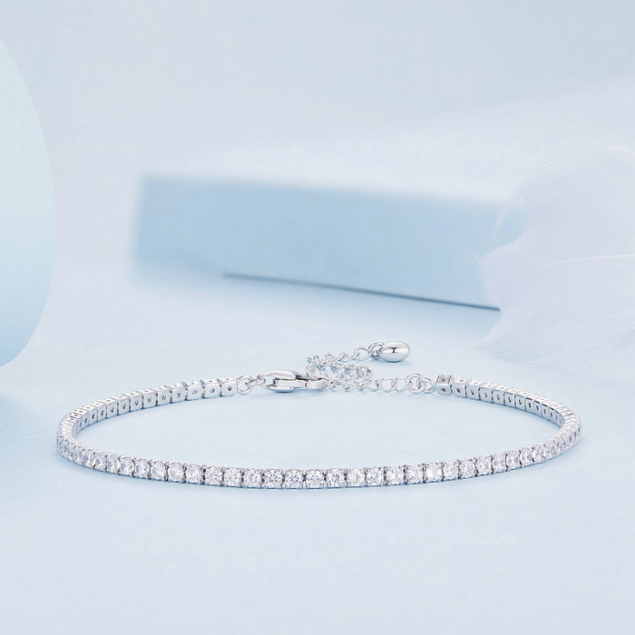 Bratara argint tennis cu zirconii [2]