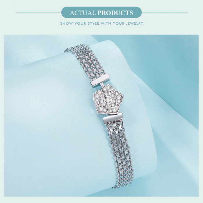 Bratara argint trandafir [8]