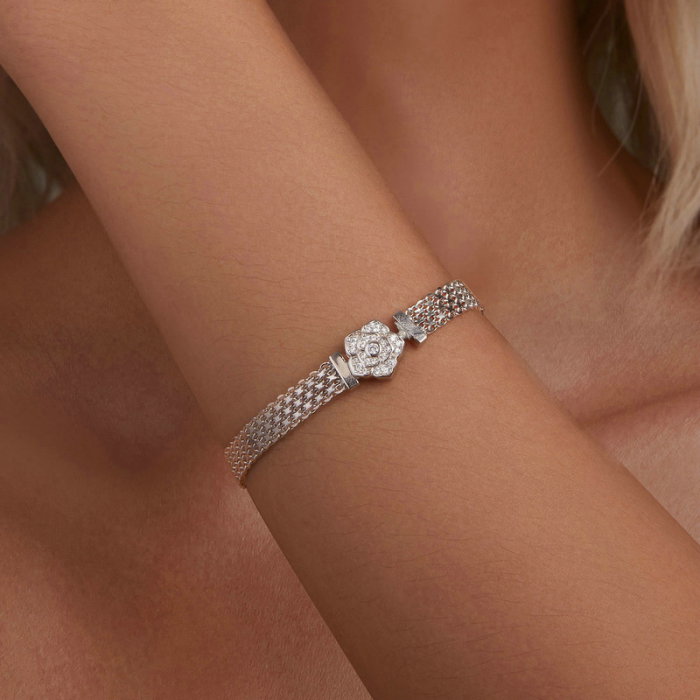 Bratara argint trandafir [5]