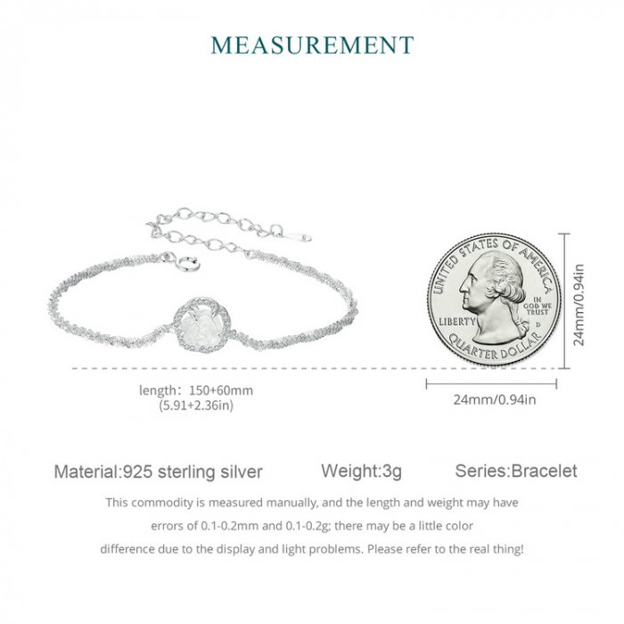 Bratara argint trandafir [16]