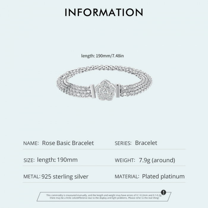 Bratara argint trandafir [7]