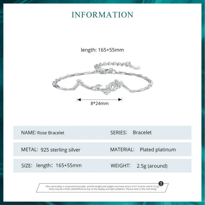 Bratara argint trandafir [13]