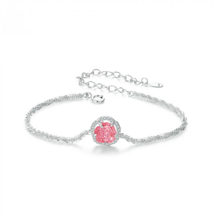 Bratara argint trandafir [19]