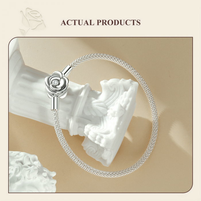 Bratara argint trandafir [12]