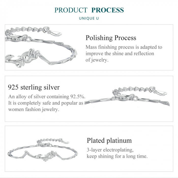 Bratara argint trandafir [12]