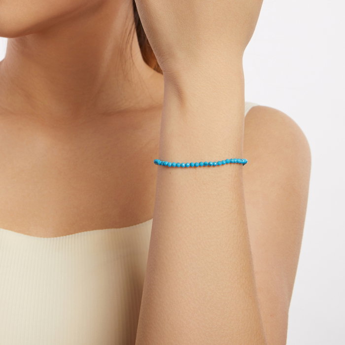 Bratara argint Turcoaz Sintetic [9]