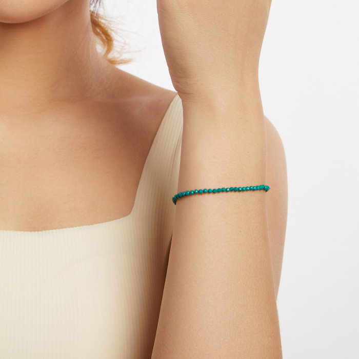 Bratara argint Turcoaz Verde Sintetic [9]