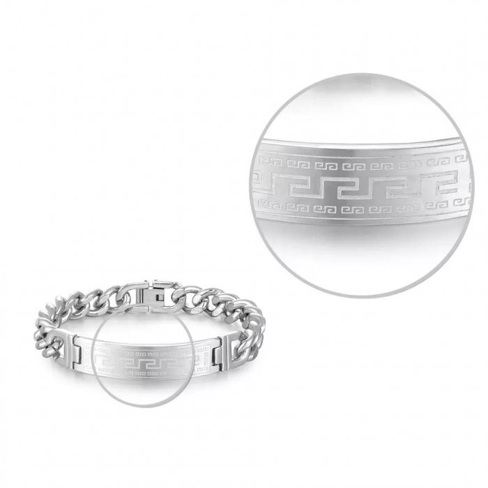 Bratara din inox cu placuta Marele Zid [4]