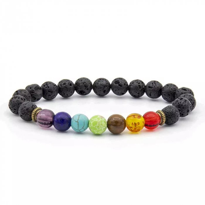 Bratara cu pietre semipretioase si roca vulcanica [1]