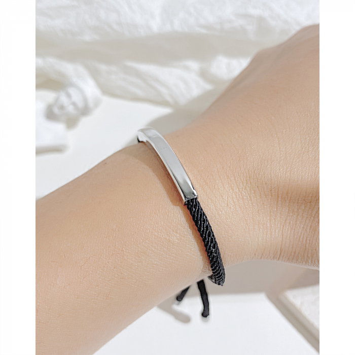 Bratara cu snur si inox [3]