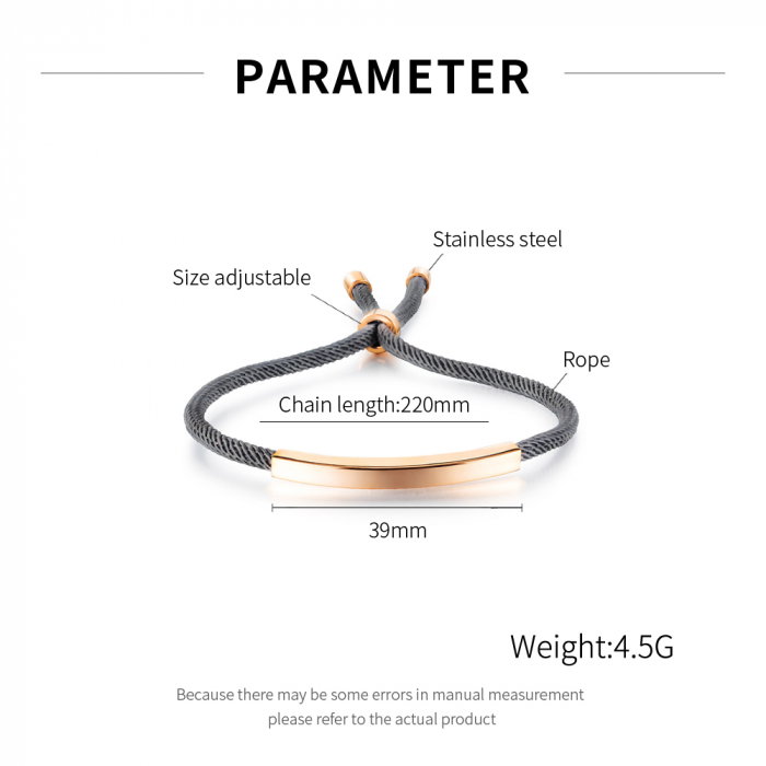 Bratara cu snur si inox [6]