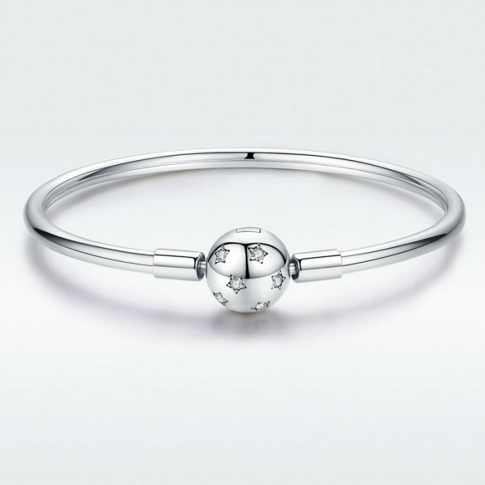 Bratara din argint 925, cu stelute si cristale [8]