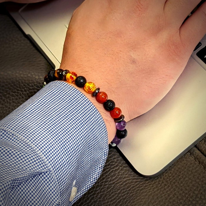 Bratara elastica cu pietre semipretioase  BLA161 [2]