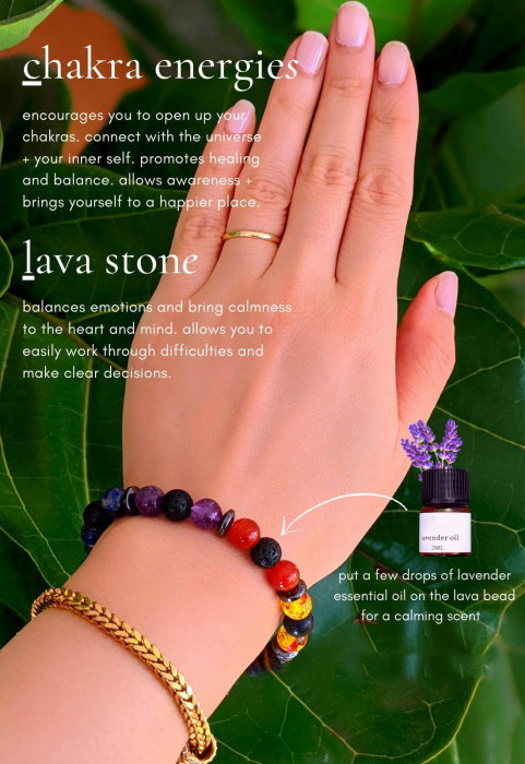 Bratara elastica cu pietre semipretioase  BLA162 [3]