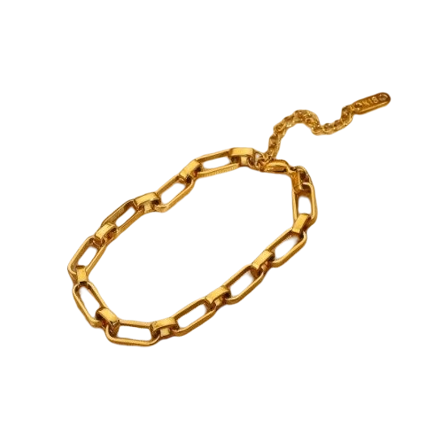 Bratara eleganta din inox cu zale dreptunghiulare [2]