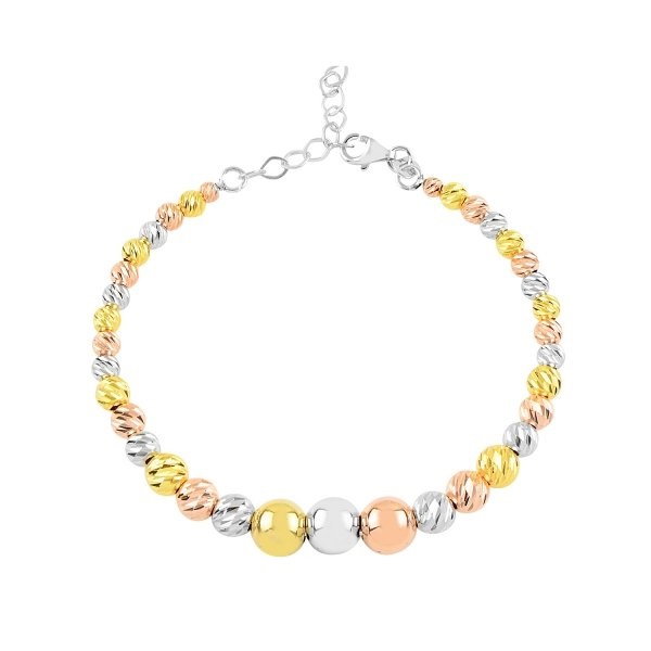 Bratara fixa din argint 925 in trei nuante [1]