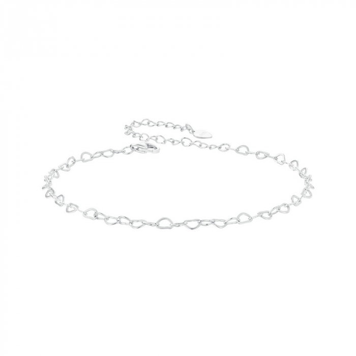 Bratara glezna argint cu inimioare [1]