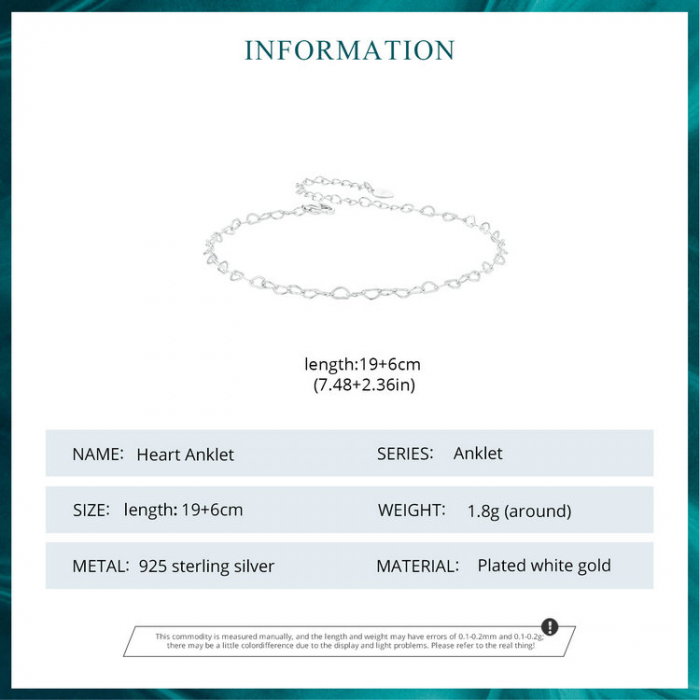 Bratara glezna argint cu inimioare [10]