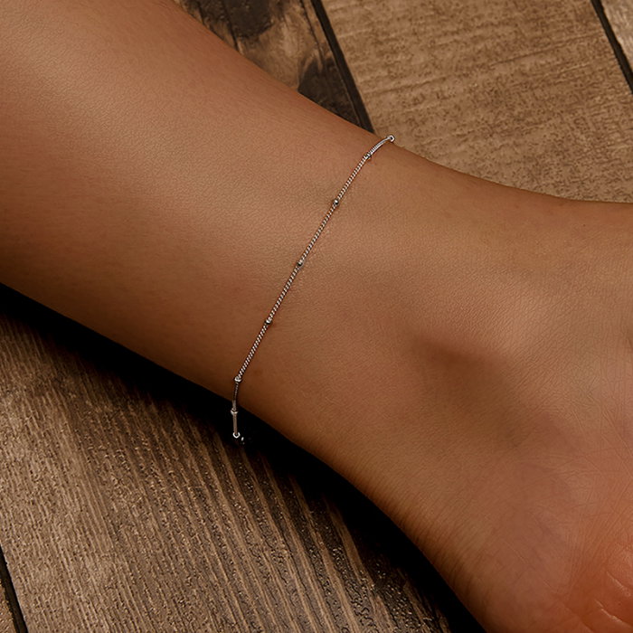 Bratara glezna  argint cu margelute [8]