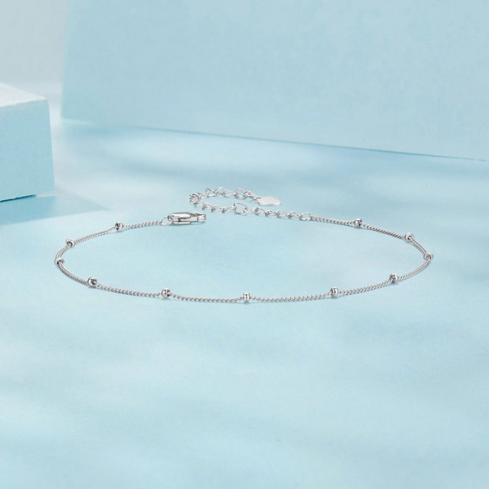 Bratara glezna  argint cu margelute [5]