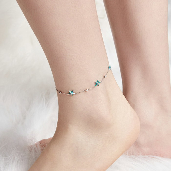 Bratara glezna argint cu stelute de mare [7]