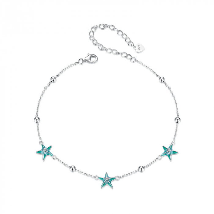 Bratara glezna argint cu stelute de mare [1]