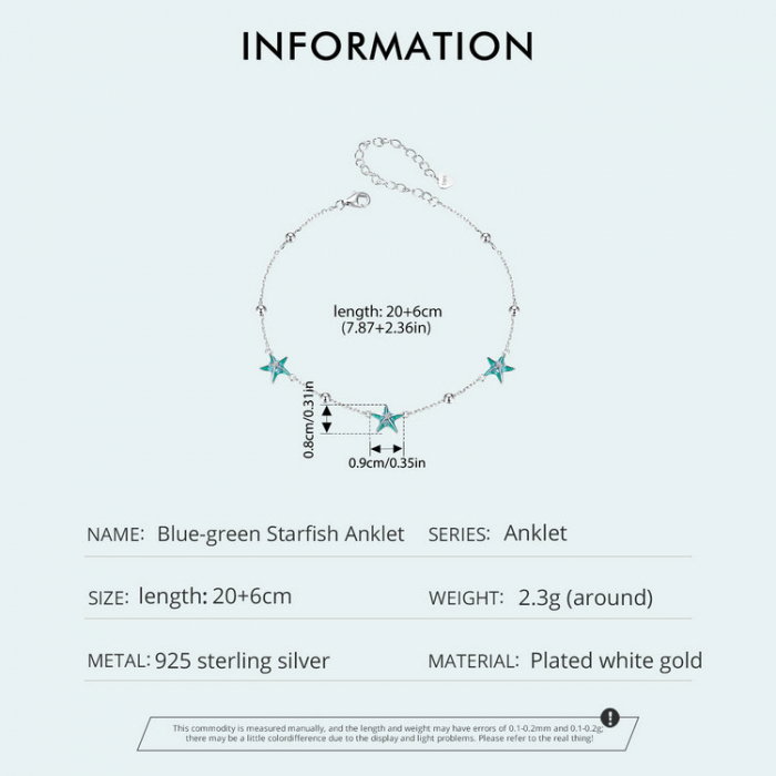 Bratara glezna argint cu stelute de mare [9]